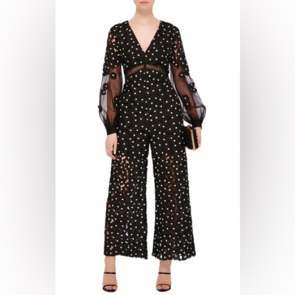 Self-Portrait Jumpsuit Daisy dot
